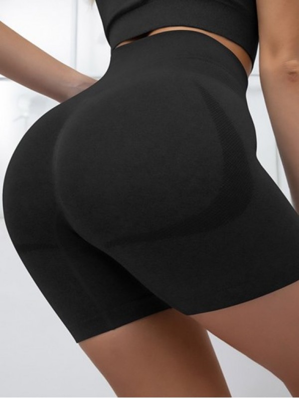 Wideband Waist Scrunch Butt Knitted Sports Yoga Shorts Wideband Waist Scrunch Butt Knitted Sports Yoga Shorts