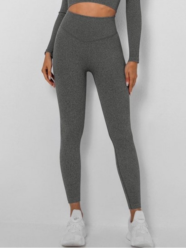 Ribbed Ruched Scrunch Butt Sports Leggings Ribbed Ruched Scrunch Butt Sports Leggings