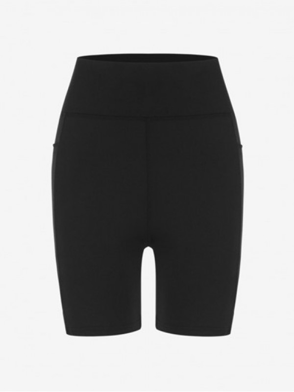 See-through Mesh Spliced Sports Shorts With Phone Pocket See-through Mesh Spliced Sports Shorts With Phone Pocket