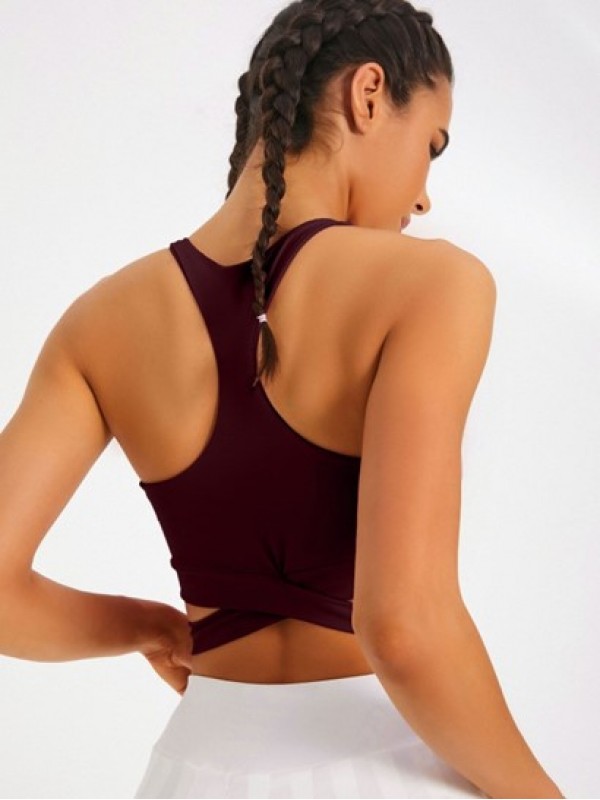 Racerback Criss Crosss Sport Yoga Bra Racerback Criss Crosss Sport Yoga Bra