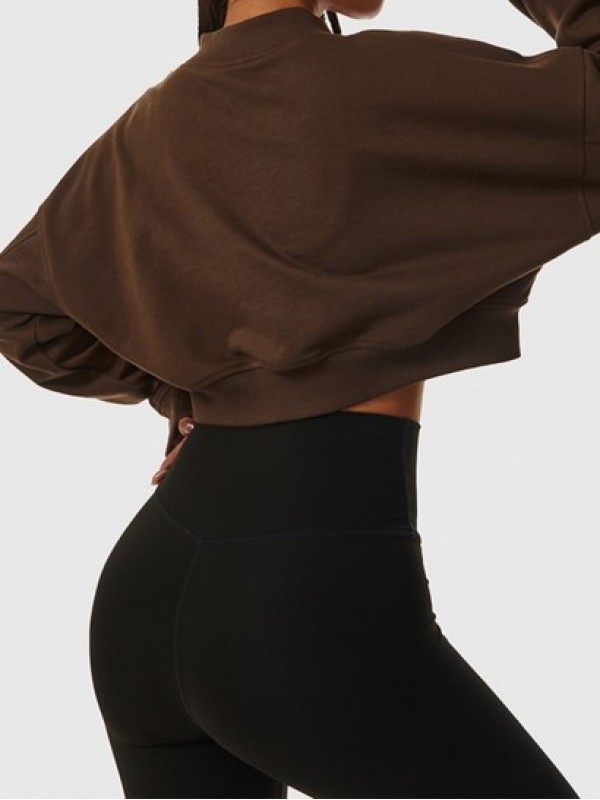 Solid Color V Neck Sports Sweatshirt Solid Color V Neck Sports Sweatshirt