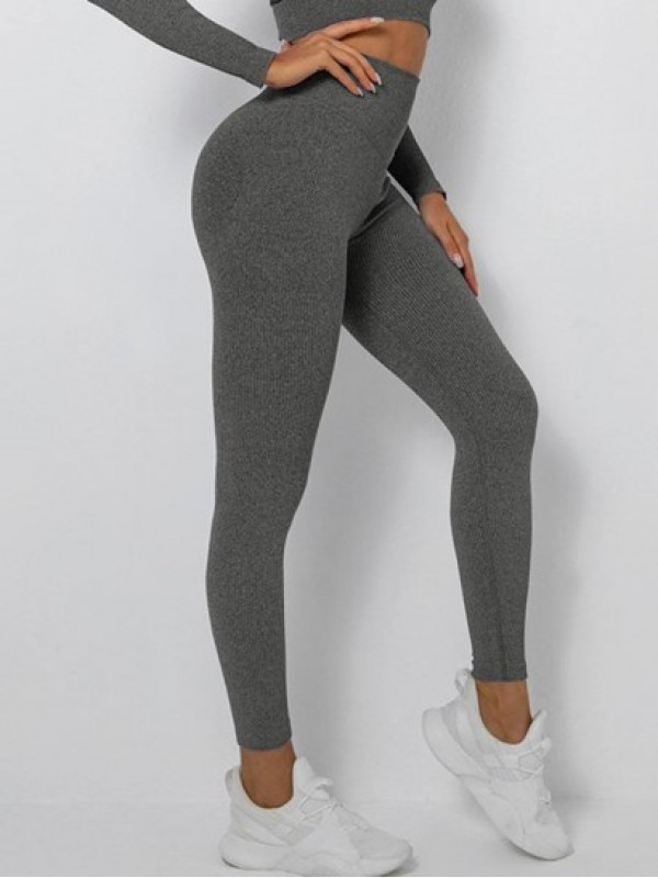 Ribbed Ruched Scrunch Butt Sports Leggings Ribbed Ruched Scrunch Butt Sports Leggings