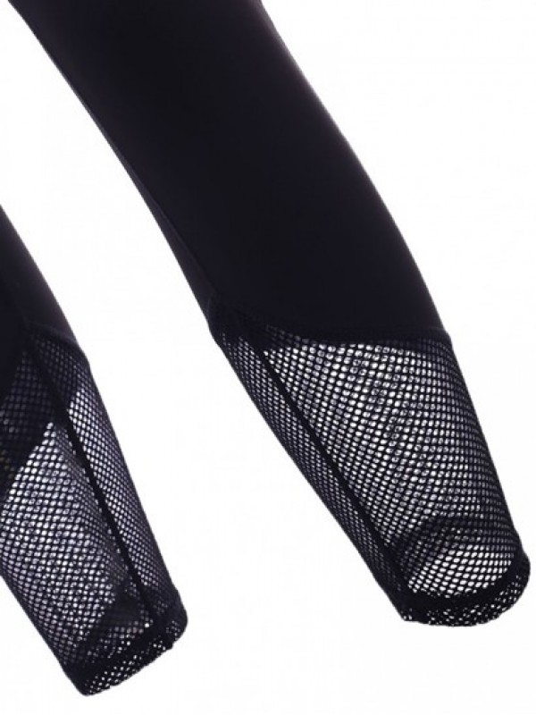 Zebra Fishnet Sheer Topstitch Ninth Leggings Zebra Fishnet Sheer Topstitch Ninth Leggings