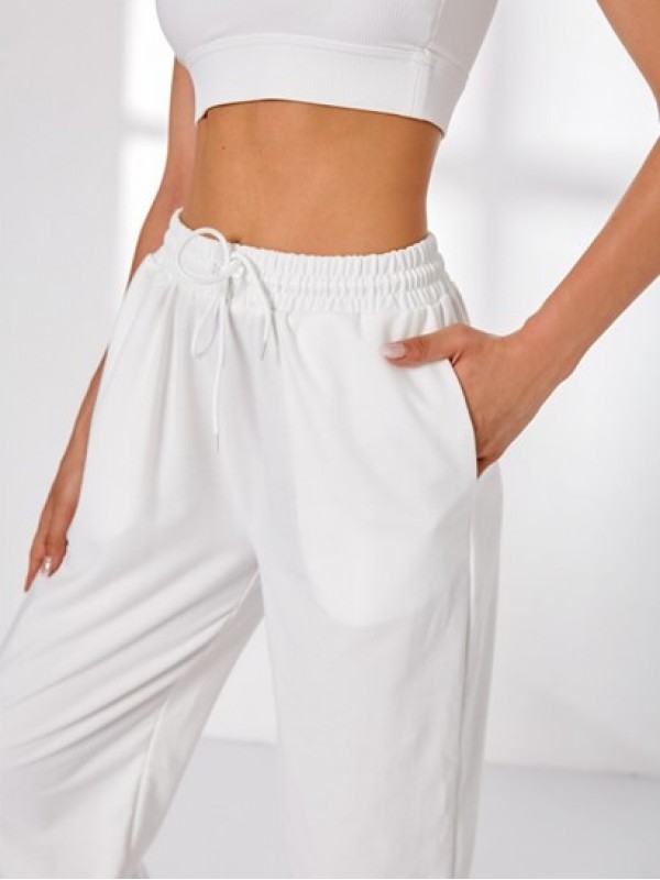 Solid Color Sports Beam Feet Pants Solid Color Sports Beam Feet Pants