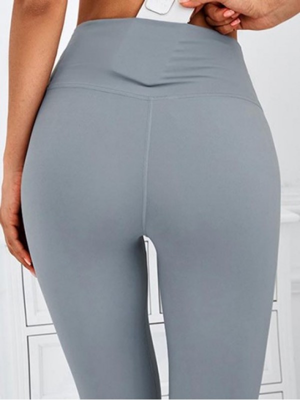 Seamless Solid Color High Rise Soft Touch Yoga Gym Leggings Seamless Solid Color High Rise Soft Touch Yoga Gym Leggings