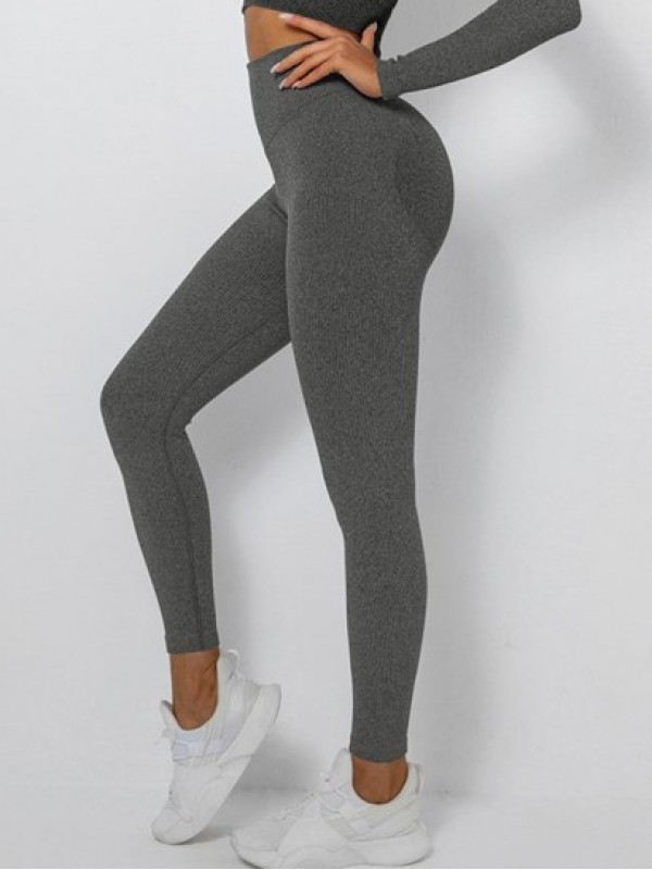 Ribbed Ruched Scrunch Butt Sports Leggings Ribbed Ruched Scrunch Butt Sports Leggings