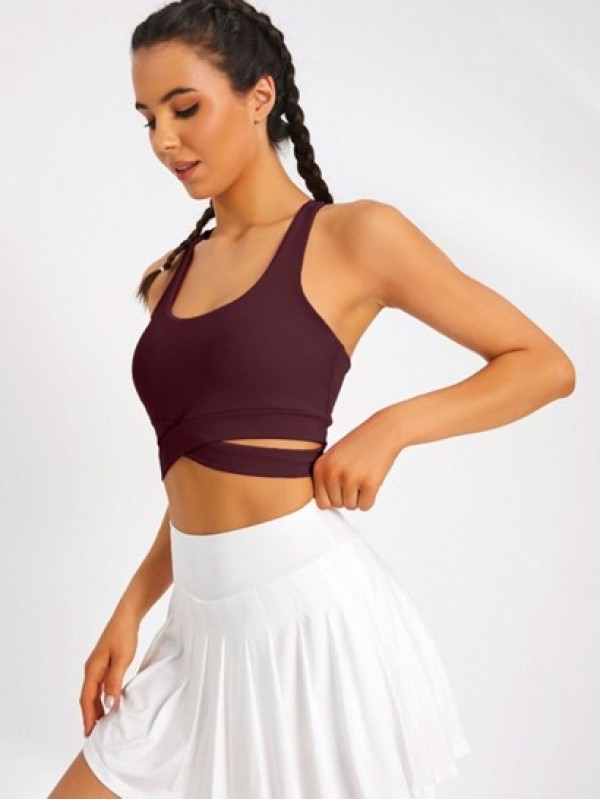 Racerback Criss Crosss Sport Yoga Bra Racerback Criss Crosss Sport Yoga Bra