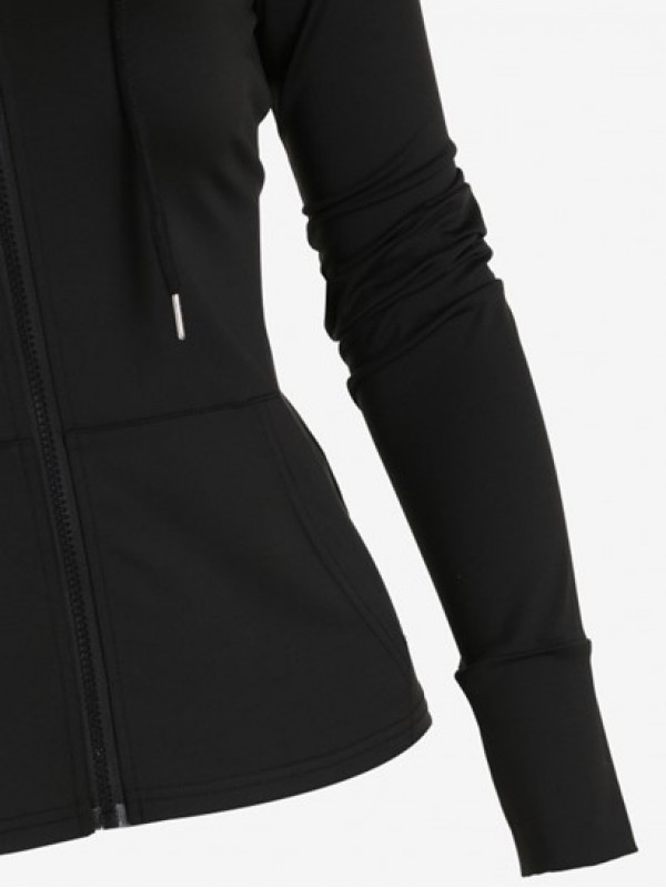 Pockets Zip Up Sports Hoodie Jacket Pockets Zip Up Sports Hoodie Jacket