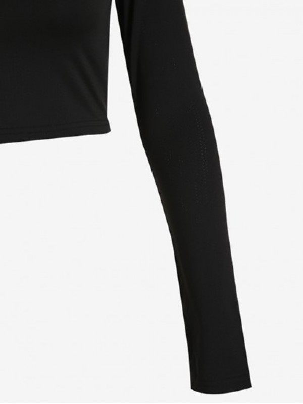 Tie Backless Perforated Sports Tee Tie Backless Perforated Sports Tee