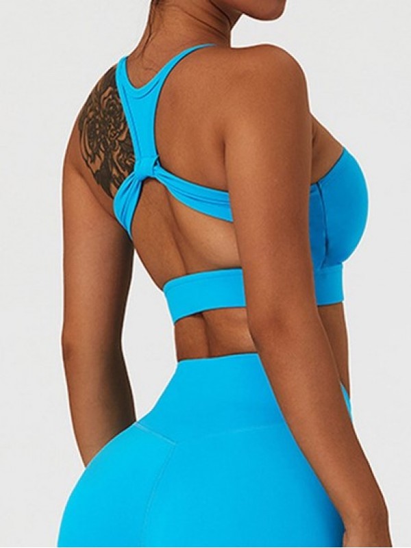 Solid Color Backless Quick-dry Sports Bra Solid Color Backless Quick-dry Sports Bra